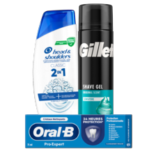 Alle Oral-B, Gillette of Head&Shoulders